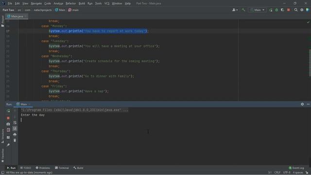 Switch case in Java made simple with sample source code. смотреть онлайн