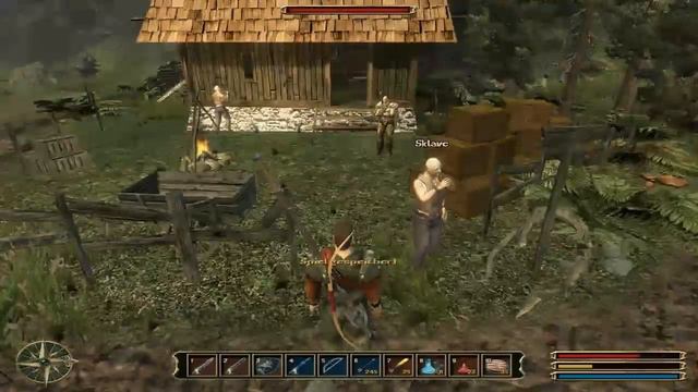 Let's Play Gothic 3 [HD] #26 - Das Banditenlager / Die Wolfshöhle смотреть онлайн