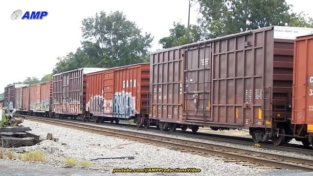 CSX 4065 Shove SD40-3 Cantonment смотреть онлайн