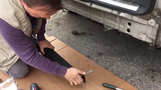 Установка фаркопа на Опель Зафира смотреть онлайн