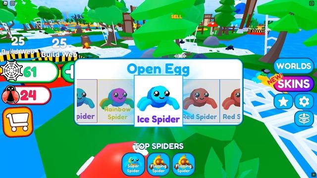 All The Spiders! [Be A Spider Tycoon - Roblox] смотреть онлайн