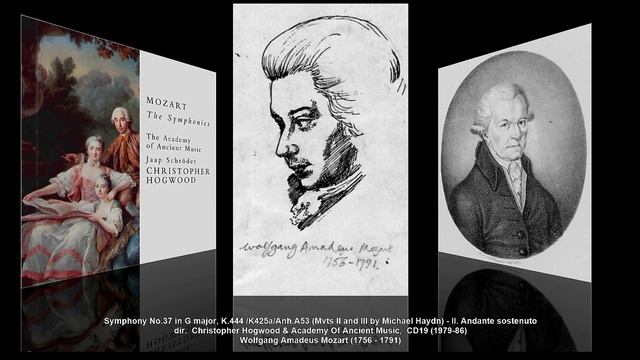 W.A. Mozart - Symphony No.37 in G major, K.444 (dir. Christopher Hogwood, 1979-1956) смотреть онлайн