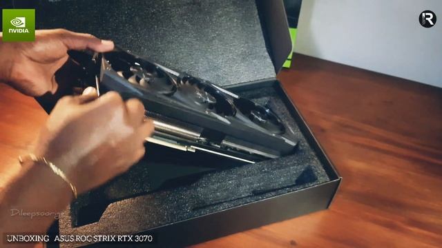 ASUS ROG STRIX RTX 3070 8GB UNBOXING смотреть онлайн