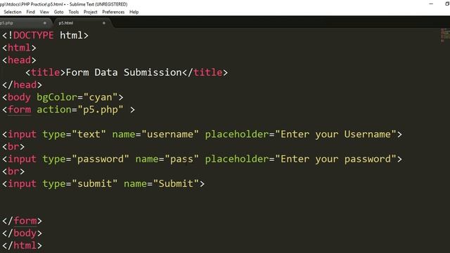 How to send Form Data Using PHP (PHP Tutorial-5) смотреть онлайн