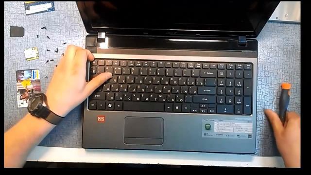 Разбор ноутбука ACER ASPIRE 5560G смотреть онлайн