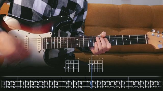 Duster - Inside Out / Guitar Tutorial / Tabs + Chords смотреть онлайн