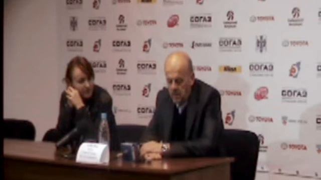 Послематчевая пресс-конференция ХК "Сибирь" смотреть онлайн
