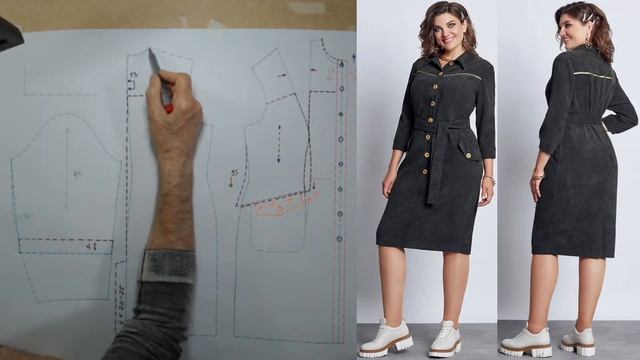 моделируем платье modelado de vestido #курсыкройкиишитья #валерийпрокудиншитьё #diseño. смотреть онлайн