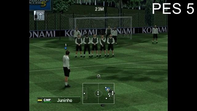 Training Free Kicks - from PES 2 to PES 2008 смотреть онлайн