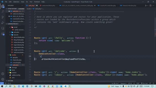 Laravel Intro Part 2 20/02/2022 SE 408 49A смотреть онлайн