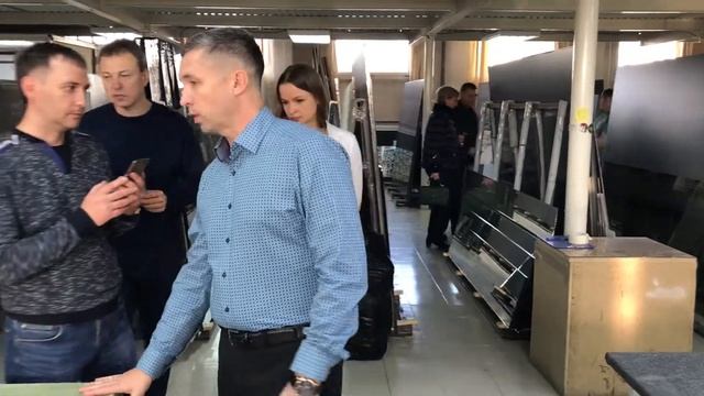 Экскурсия на производство дверей-купе. ГК Глобал, Новосиб, 03.10.2017 смотреть онлайн