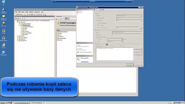 Kopia bazy danych w SQL Menagment Studio 2005 смотреть онлайн