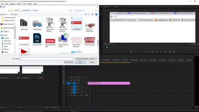 Problem In Premiere Pro To Import Transparent .png Image Background смотреть онлайн