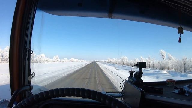 И снова мороз и снова в рейс подогрев запуск все по схеме