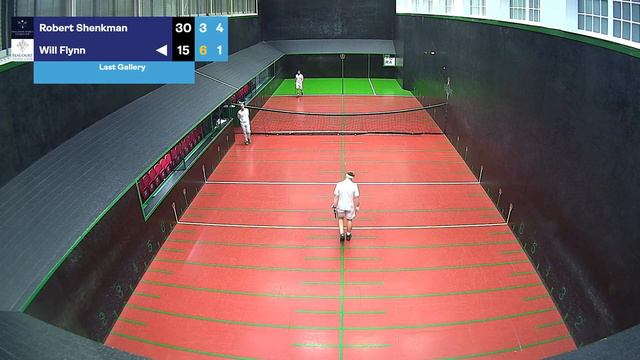 Real Tennis British Amateur 2024 - Singles Quarter Final - Robert Shenkman Vs Will Flynn