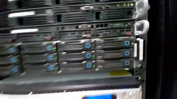 Краткий обзор серверной на работе / small review server room tour