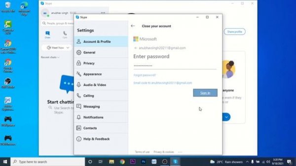 How To Delete a Skype Account l Skype.com 2021