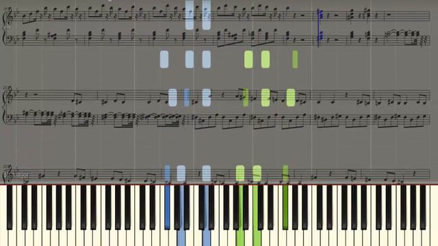 Mozart - Symphony #40 in G Minor, K 550 - 1. Molto Allegro (Synthesia and Sheet Music) смотреть онлайн