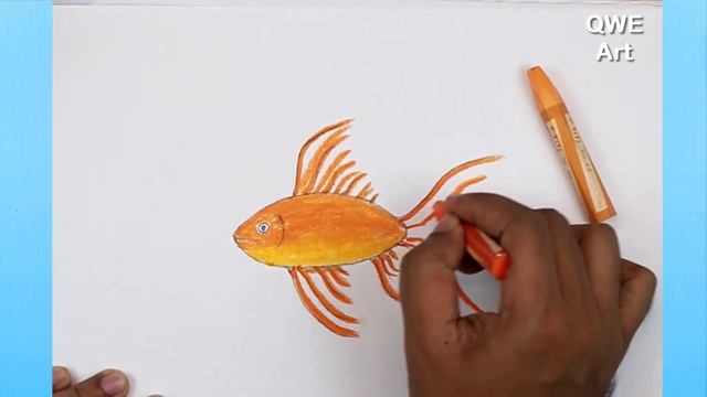 Fish Drawing | How to draw a Gold Fish ? смотреть онлайн