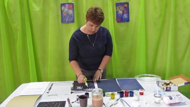 Мастер-класс «Как нарисовать праздничный салют» смотреть онлайн