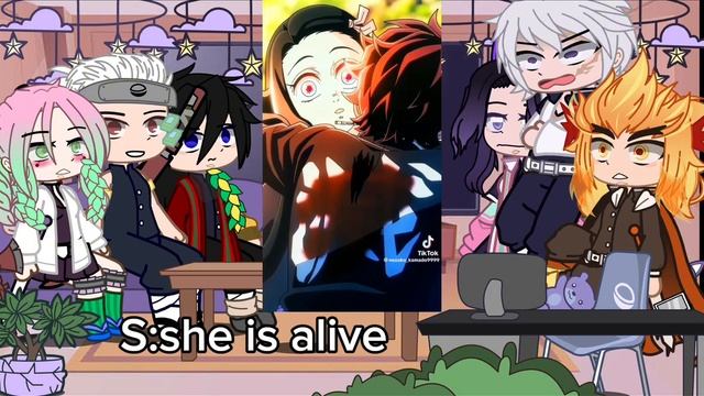 Past hashira’s react to Nezuko (first reaction video) смотреть онлайн