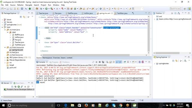 2017 02 01 08 13 Spring AutoWiring examples смотреть онлайн