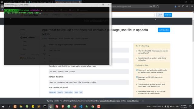 React setup problem fixed , Error EPERM operation not permitted, mkdir смотреть онлайн