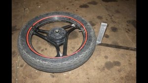 Установка максимальной резины с замерами 130 70 Yamaha YBR 125