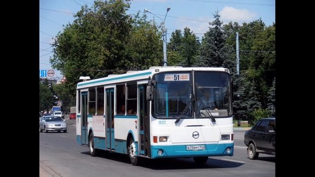 51 автобус ЛиАз Нижний Новгород Маршрут Зкпд-4- Кузнечиха 2 + старый информатор смотреть онлайн