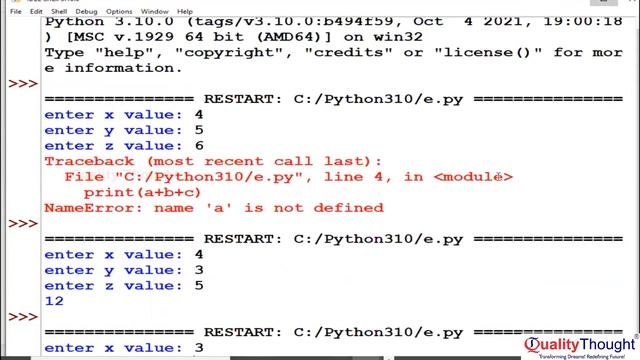 Control Flow Functions Part - 2 | Python Tutorial for Beginners | Quality Thought смотреть онлайн