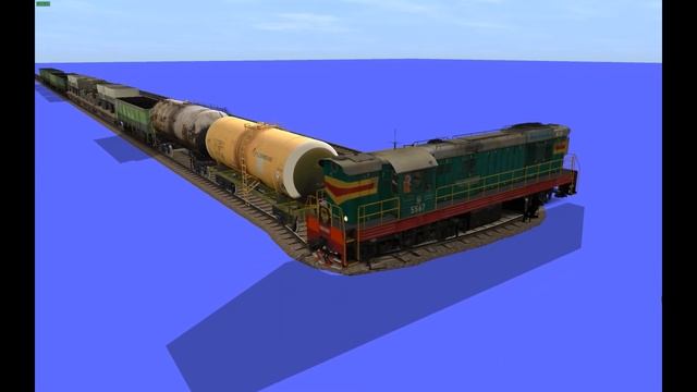 TS12-Может ли поезд проехать поворот под 180° (90°+90°)