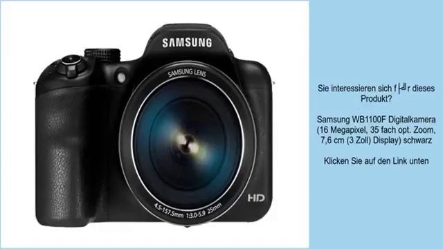 Samsung WB1100F Digitalkamera (16 Megapixel, 35 fach opt. Zoom, 7,6 cm (3 Zoll) Display) sc смотреть онлайн