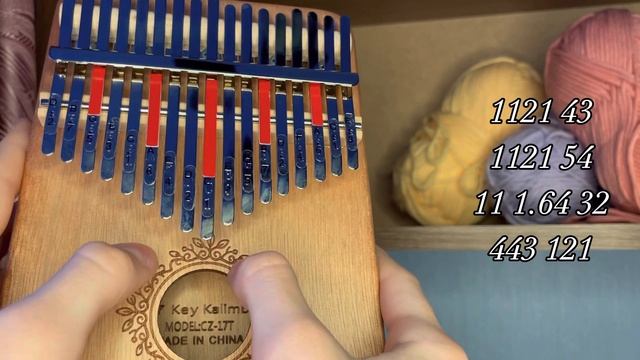 ТОП 3 простых песни на калимбе! Сможет сыграть любой новичок! #калимба #табы #разбор #туториал смотреть онлайн