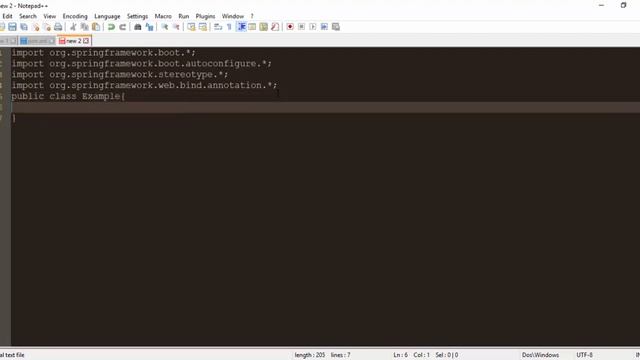 Spring Boot Hello Word in Notepad and maven command without using IDE смотреть онлайн