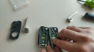 Замена корпуса выкидного ключа/ отломилось жало.