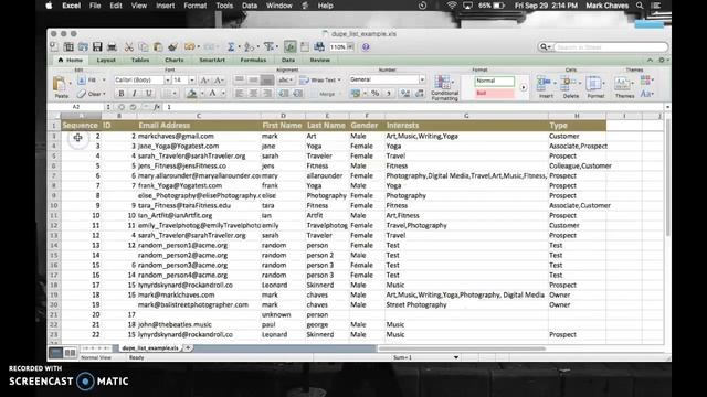 Excel How-to: Finding Duplicate And Missing Data смотреть онлайн