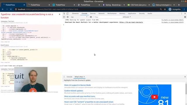 React + Nodejs - Formanting output + handling API calls - Part2 смотреть онлайн