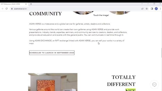 Asan verse: Global service galleries for NFT collection, Popular token for profit смотреть онлайн