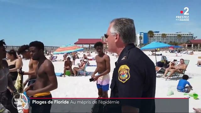 Réouverture des plages en Floride смотреть онлайн