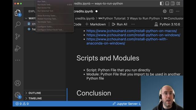 Ways to run Python (Terminal, Shell, IDEs and Notebooks) | jcchouinard.com смотреть онлайн