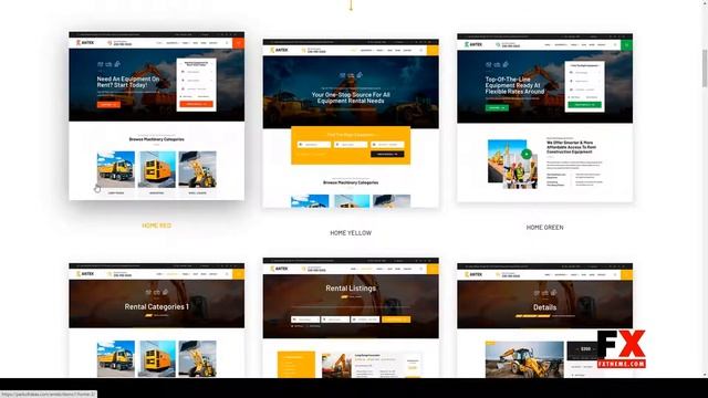 Antek - Construction Equipment Rentals WordPress Theme rentals tools смотреть онлайн