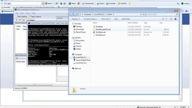 Using netsh with Microsoft Network Monitor to troubleshoot wireless in Windows 7.wmv смотреть онлайн