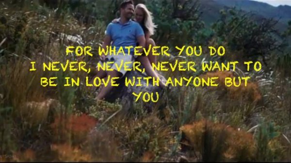 NEVER NEVER NEVER Tony Renis/Norman Newell Lyrics cover