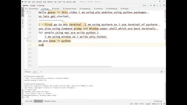 Using Modules & Pip In Python | Python Tutorials For Absolute Beginners #3 смотреть онлайн