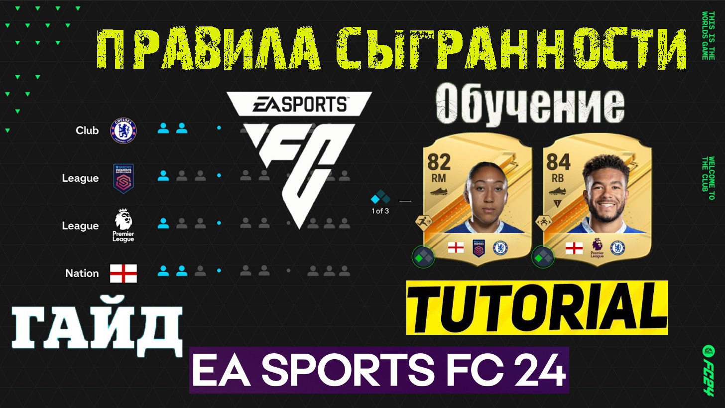 ПРАВИЛА СЫГРАННОСТИ В FC 24 ★ ЧТО ДАЮТ РОМБИКИ #FC24 ★ СЫГРАННОСТЬ FC24 ВАЖНЫЙ ГАЙД ДЛЯ НОВИЧКОВ