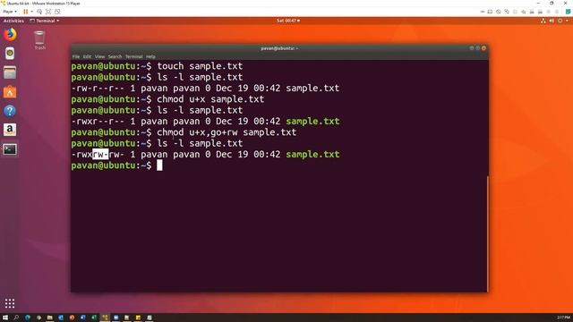 Part 12 - Unix/Linux for Testers | chmod command | File Access Permissions смотреть онлайн