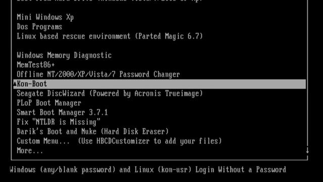 Hiren's Boot CD: Bootable File Recovery / Diagnostics Disk смотреть онлайн