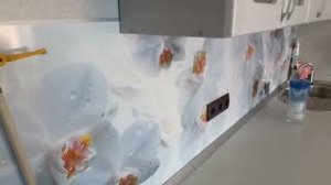 Установка (замена) фартука на кухню.