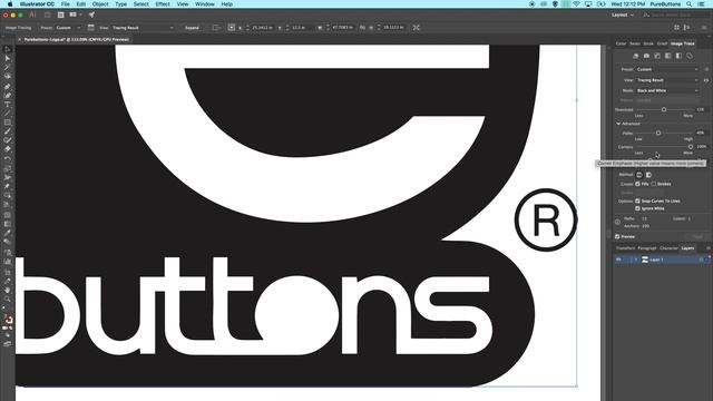 How to Create a Vector Logo in Adobe Illustrator with Image Trace смотреть онлайн