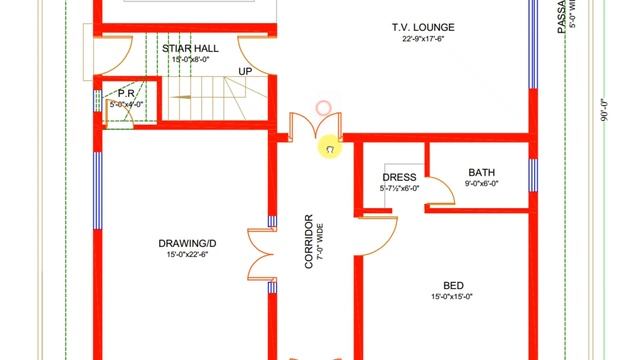 50'x90' GF Design | Autocad Design | 50'x90' Drawing | Civil Engineering смотреть онлайн